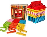 bausteine der dna einfach erklärt Spiel- und Konstruktionsstein Bioblo Construction Blocks Set, Kinder ECO freundliche Bauklötze, 120 Stück