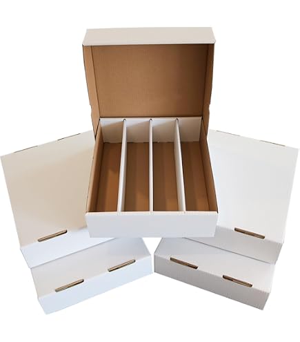 100 Weiße Kartentrenner Aus Kunststoff – Horizontale Register Für Sammelkarten, 7,8 X 9,6 Cm, Mit Etikettenbereich