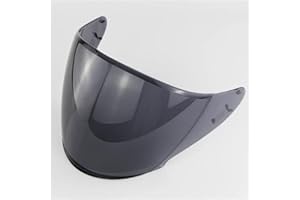 XYJTC Moto Visière de Casque, visière de Casque de Moto for SHOEI J-Cruise 1 J-Cruise 2 J-Force 4 CJ-2 Ca-SCO Shield Viseria Capacete Moto Pare-Brise Lentille (Bleu)(Dark Black)