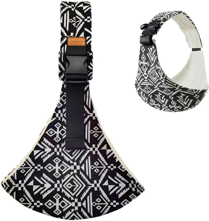 DAVBNM Baby Sling, Toddler Carrier Slings, Baby Sling Carrier with Thick Shoulder Straps (Adjustable) for Newborn Infant Toddler 3-36 Months, Breathable and Comfortable