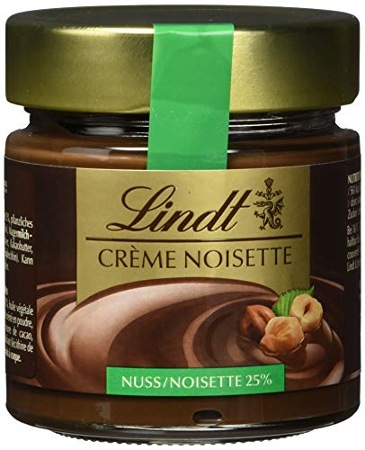 Preisvergleich Produktbild Lindt & Sprüngli Crème Noisette, Haselnusscreme, Schokoladen Brotaufstrich, 25% Haselnuss, glutenfrei, 4er Pack (4 x 220 g)