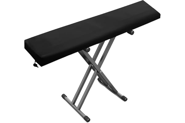 Funda Piano 88 Teclas, Funda Teclado a Prueba de Polvo Cubierta para el Teclado de Piano, Funda Teclado con Cordón para Proteger las Teclas del Teclado de Piano Electrónico (135 x 30 x 16 cm)