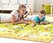Parklon greensoft playmat Little Whale Plus Yellow Zigzag (2100 x 1400 x 15 cm, Large)
