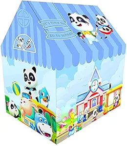 PayTag Jumbo Size Extremely Light Weight, Water Proof Kids Play Tent House for 10 Year Old Girls and Boys (Baby Rabbit Tent) (Go to School Tent)