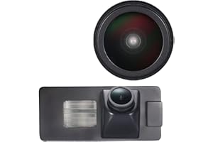 BERLINGAN 1280 * 720 pixel 1000 linee TV Obiettivo 18mm di alta qualità Luce targa Telecamera posteriore, sostituzione per Fiat Freemont 500 500C/Abarth 500S 2007-2017/Dodge Journey JC JCW JCUV 2011-2017