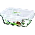 LocknLock Glass, 3.1 Cup, Borosilicate Glass, Oven Safe, BPA Free, 100% Airtight, Glass Rectangular Food Storage Container with Lid