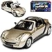 Produktbild Maisto Smart Roadster Cabrio 452 Beige 2003-2005 mit Rückzugsmotor ca 1/43 1/36-1/46 Modell Auto mit individiuellem Wunschkennzeichen