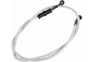 Motorcykel bromsolja slang 50 cm - 120 cm flätad bromsslang stålslang koppling motorcykel broms (900 mm