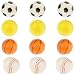 Produktbild KESOTO 12pcs Mini Softtennibälle Softball Schaumstoff Spielball, Größe: 6.3 cm