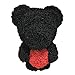 Price comparison product image Rose Bear, Simulated Rose Bear Doll Flower Rose Bear Girlfriend Valentine's Day Present