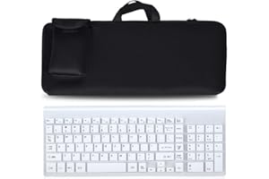 AF-WAN Ensemble souris et clavier en néoprène - Housse de transport - Convient pour clavier souris sans fil JOYACCESS (AZERTY) à la maison, au bureau et à l'extérieur - Noir