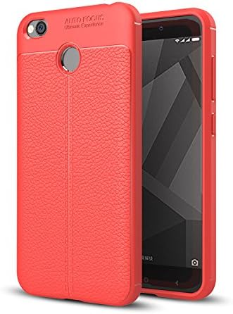 TeLoo - Redmi 4X Case, Durable Ultra Slim Lightweight and Soft Silicone Cover for Xiaomi Redmi 4X - Red