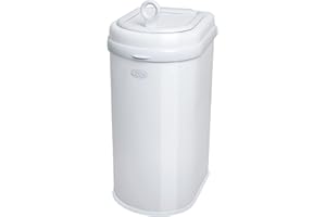Ubbi Pet Waste Pail, Cat Litter Disposal System, Odor Locking, White
