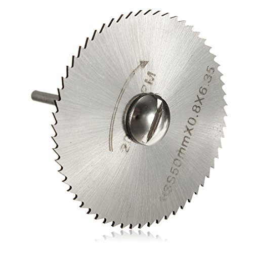 KING DO WAY 6 x Sägeblatt Kreissägeblatt Set HSS Säge für Dremel Weichmetall Holz Kunststoff - 6