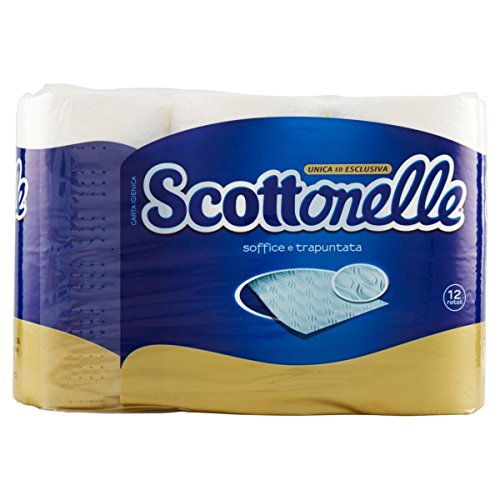16 CONFEZIONI DA 12 ROTOLI CARTA IGIENICA SCOTTONELLE 192 ROTOLI