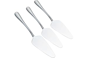 AAED 3 PCS Taglia Torta Paletta Torta Acciaio Inox Paletta per Torta in Argento Paletta per Torta Acciaio Inox Paletta per Pizza Cucina Paletta Spatola Triangolo per Pizza Dolce e Bistecca