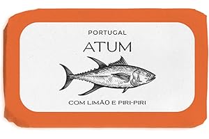 ‎FEINKOST MACHADO Feinkost Machado – Thunfisch mit Zitrone & Piri Piri (120g) | Pikante Delikatesse aus Portugal | Zarter Thunfisch in Öl mit fruchtiger Zitrone & würzigem Piri Piri – Ideal für Feinschmecker