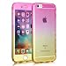 Produktbild König-Shop Slim 360 Grad Schutz stoßfest Vorder- und Rückseite Full Body TPU Silikon Gel Schutzhülle, Für Handy:Samsung Galaxy A5 2016 Edition, Farbe wählen:Pink / Gelb
