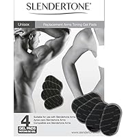Slendertone 0718-0400 - Electrodos de repuesto para los brazos para hombre
