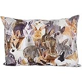 Kissen Rechteck Hasen (11431)