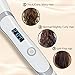BESTOPE Hair Straightener Brush Electric Heating Hair Straighteners Ceramic Detangling Comb Digital Anion Hair Care, Anti-Scald Effective Silky (6 Temp Levels, Max 210°C)