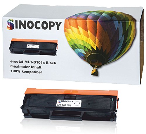 SinoCopy Black XXL Toner für Samsung MLT-D101S/ELS für Samsung ML2160, ML2165, ML2165W, ML2168, SCX3405W, SCX3405FW, SCX3405F, SCX3405, SCX3400F, SCX300, SF760P