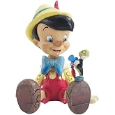 Enesco Jim Shore Disney Gelenekleri Pinokyo ve Jiminy Oturan Heykelcik 15 cm