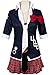 Produktbild UU-Style Damen Jacke Mantel Krawatte Top Rock unfirom Danganronpa Junko Enoshima Cosplay Kostüm, Mädchen Herren Jungen Damen Unisex-Erwachsene, Schwarz, Women:XXX-Large