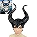 Produktbild Latex Maleficient Hat Hörner Evil Schwarz Queen Kopfbedeckung Cosplay mit Kopfbedeckungen Halloween