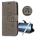 Produktbild tophung Samsung Galaxy S9 Plus Case Schutzhülle, vollständiger Schutz PU Leder Geldbörse, Geprägte Eule Traumfänger Magnetverschluss Flip Ständer View Schutzhülle Cover Kartenhalter für Samsung Galaxy S9 Plus