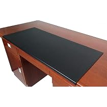 Tapis De Bureau Cuir PU 60x35cm - Protection Bureau Antidérapante | Design Marbre Rose