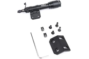 SBGJMY 45 Gradi Tattici Flashlight Rail Panel Offset Scout Light Base Fit M300 M600 Torch per MLok/Keymod Picatinny Rail Mount