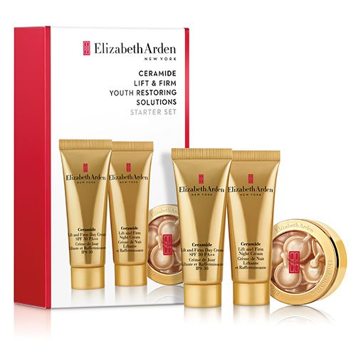 Elizabeth Arden: Ceramide Lift & Firm Set - Day Cream SPF30, Night Cream + Ceramide Capsules