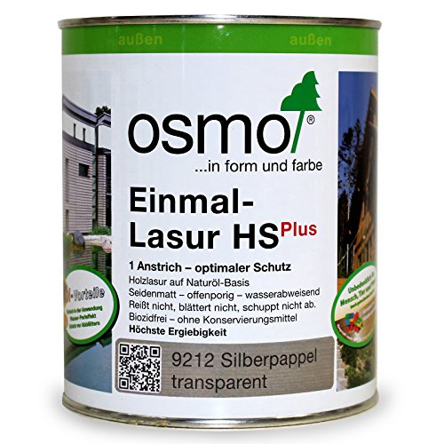 Osmo Einmal-Lasur HS Plus Silberpappel (9212) 750 ml