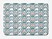 Produktbild Casepillows Whale Bath Mat, Colorful Sea Mammals Giant Fish Swimming in The Ocean with Seagulls Cartoon Design, Plush Bathroom Decor Mat with Non Slip Backing, 23.6 x 15.7 Inches, Multicolor