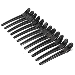 BARCODE Amzon Professional Salon Hair Styling, Hairdressing Salon Hair Styling For Women, Parlor Use Hair Sectioning Clips -Set of 12 Pieces (Multi colour Section Clips 12 Pcs)