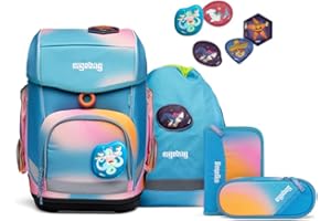 ‎ERGOBAG ergobag cubo Set ergonomischer Schulrucksack Klassisch 5-teilig 1. Klasse Grundschule