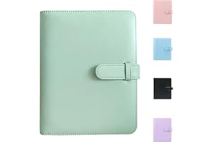 YDYXIEJI 256 Pockets Mini Photo Album for Fujifilm Instax Mini 12 11 99 70 50S 40 26 25 9 8+ 8 7S, Polaroid Snap/PIC-300/SocialMatic & Zip Instant Photo Album for 54 x 86mm(2.1" x 3.4") Pictures (Mint green)