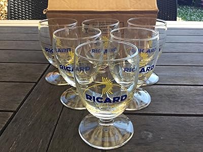 RICARD Lot de 6 verres ballon soleil nouveau modele neuf