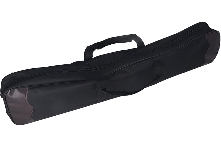 Luocute Bow Arrows Bag Large Capacity Thickened Canvas Recurve Bow Carrier Archery Carry Bag with Compartment