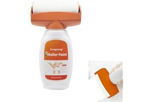 Fengyang® Pittura Murale Riparatrice, Wall Repair Roller Paint,Vernice A Rullo 2 In 1 Per Riparazioni Murali, White Paint Roller,Adatto Per La Riparazione Di Pareti Dipinte Con Emulsione