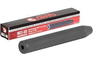 ECOMMUR Modérateur de Son NGS-60 | Silencieux à vis pour carabines