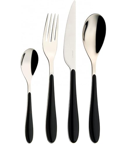 Set Posate Stella 24 Pezzi - Colore Verde, Ideale Per Tavola Apparecchiata - Foto 11