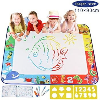 Tomy Tapis Aquadoodle Classique 4 Couleurs Rose T72372
