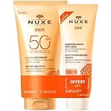Nuxe Sun Melting Sun Lotion SPF50 150ml + Sun After-Sun Shampoo per capelli e corpo 100ml