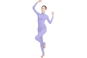 lucky baby store SHINNINGSTARBABY Girls' Women's Turtleneck Front Zipper Long Sleeve Well Fit Stirrup Foot Unitard