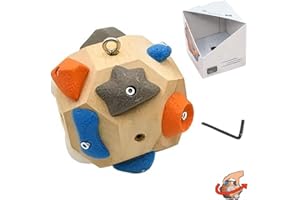 CHANGCC Handcrafted Boulder Blocks,3D Boulder Block Rock Climbing Training Balls, Build Strength and Precision,Boulder Block 3D Climbing Ball Rock Climbing Training Balls for Mountain Climbing Present (1Set)