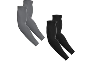 ARFNKIM Arm Sleeves for Men Women, UV Sun Protection Compression Cooling Sun Sleeves Tattoo Cover - Volleyball Running Basketball Golf Baseball