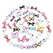 Produktbild Lalang 20Pcs Mischfarbe Band Bögen mit Krokodilklemmen Haar-Klipps Für Kinder-Kind-Mädchen-Haar-Zusätze