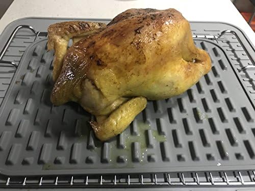 Silicone Baking Mat Set- 2-Pack Non-Stick, Heat-Proof Cooking Mats- Best Reusable Food Grade Oven Mats For Healthy Cooking- Easy Clean, Dishwasher &amp; Microwave Safe Baking Liners (two pack)